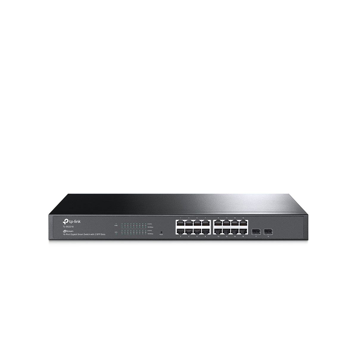 قیمت و خرید سوییچ شبکه 16 پورت با 2 پورت SFP تی پی لینک مدل TL-SG2218 | نت ران